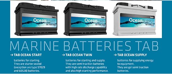 TAB OCEAN BATTERIEN