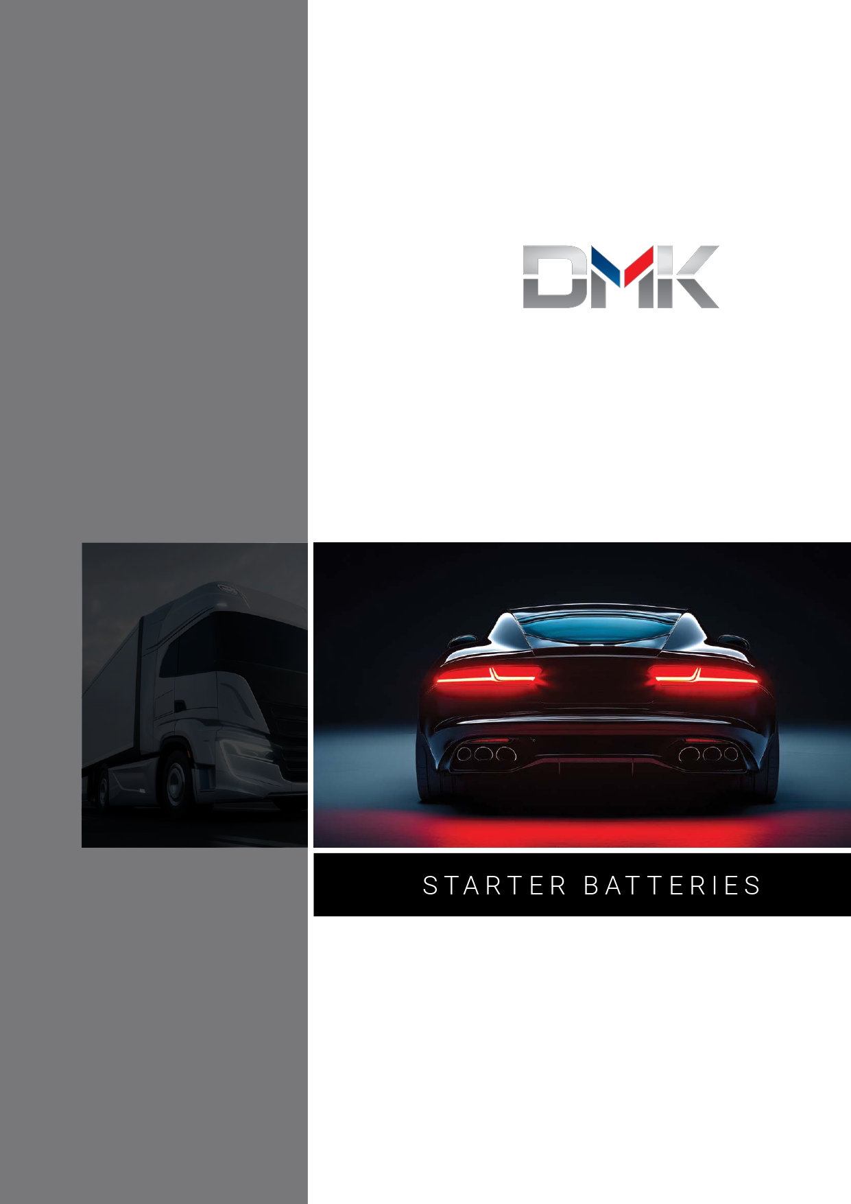 DMK Starter Batteries catalogue cover
